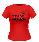 'Team Bride with Ring' Personalised Hen Party T-shirt