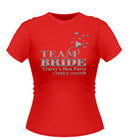 'Team Bride with Ring' Personalised Hen Party T-shirt