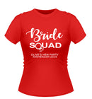 'Bride Squad' Personalised Hen Party Tshirt