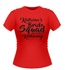 Bride Squad Personalised Hen Party Tshirt