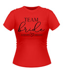Team Bride Theme Personalised Hen Party T-Shirt