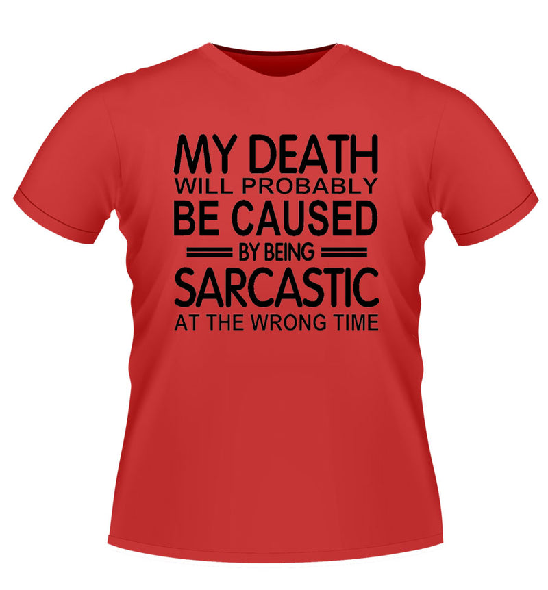 'SARCASTIC' Novelty Tshirt