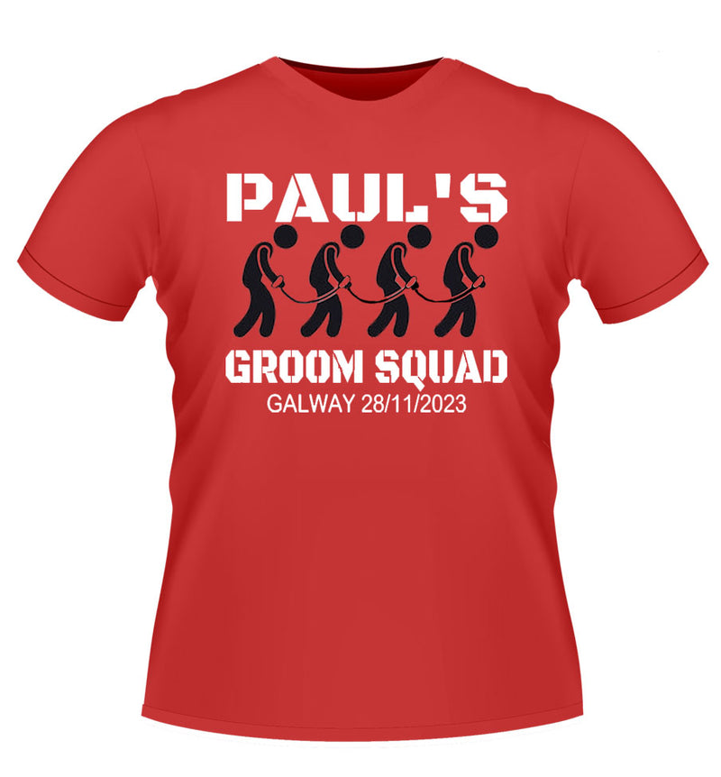 Fun Personalised stag Party Tshirt