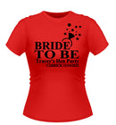 'Bride to be with Ring' Personalised Hen Party T-shirt