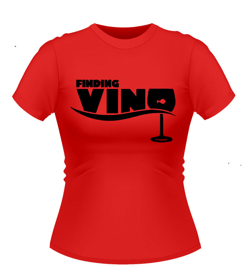 'Finding Vino!' Funny Novelty Tshirt