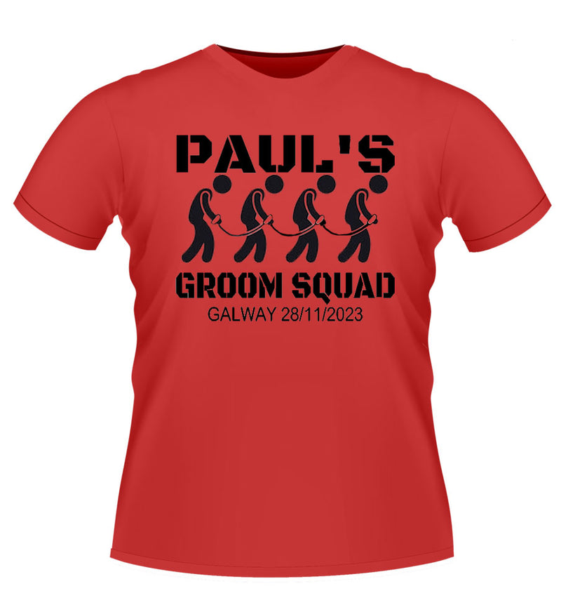 Fun Personalised stag Party Tshirt