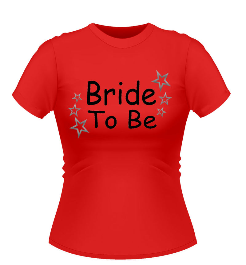 Bride to Be T-shirt with stars