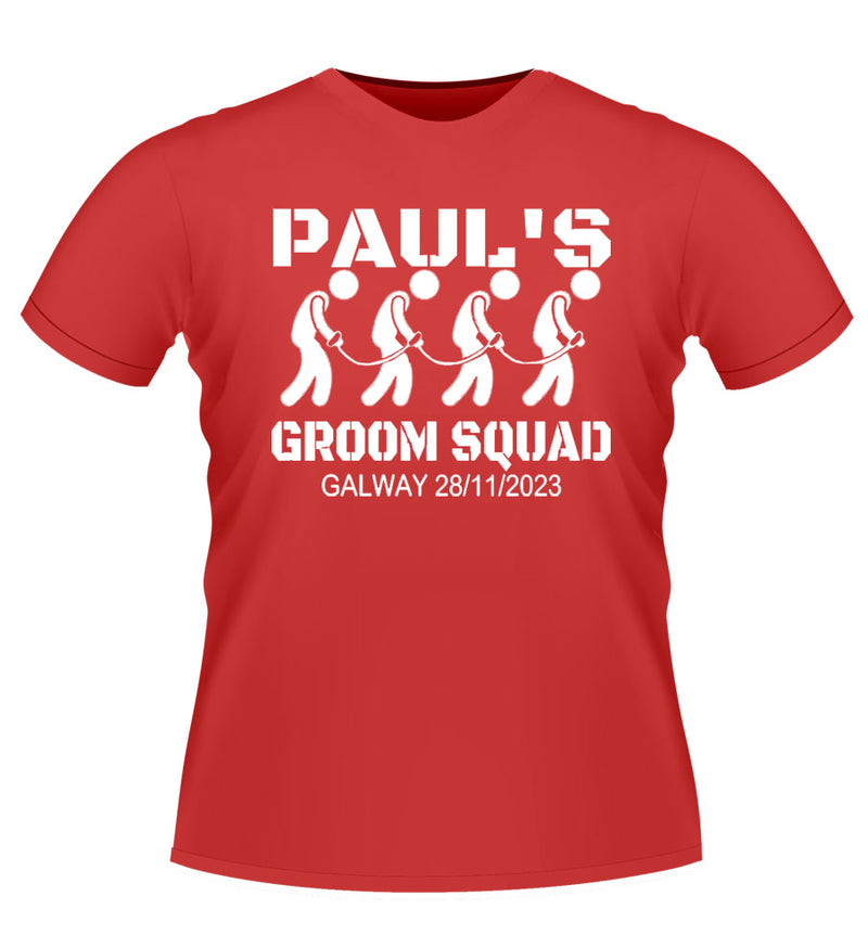 Fun Personalised stag Party Tshirt