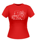 vintage flower Personalised Hen Party Tshirt
