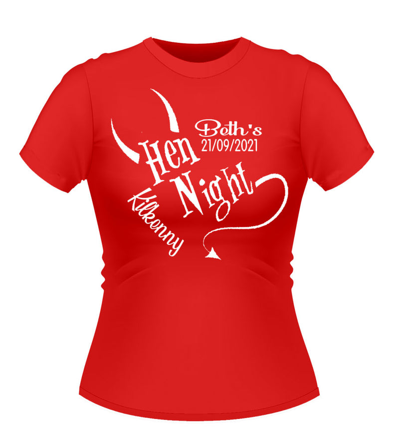 'Devil' Themed Personalised T-shirt