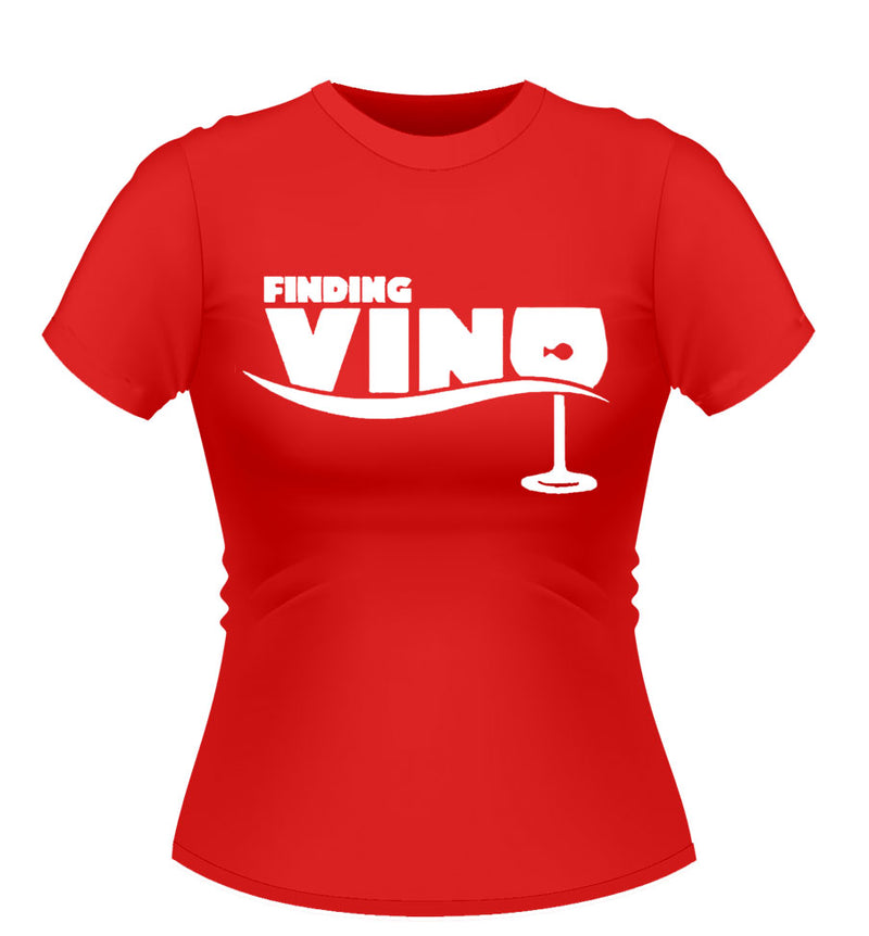 'Finding Vino!' Funny Novelty Tshirt