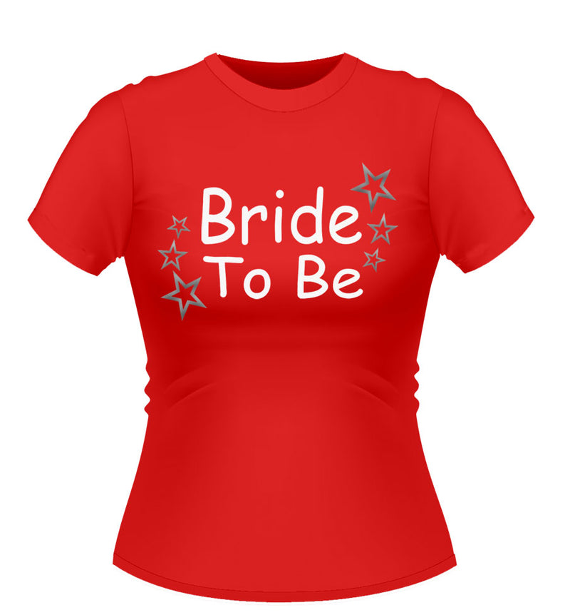 Bride to Be T-shirt with stars