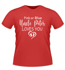 Baby shower 'Pink or Blue' Design Family Range Male Tshirts