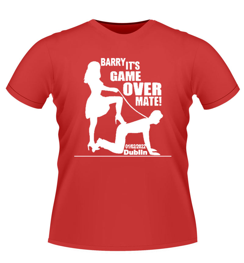'Game Over' Stag night t shirt