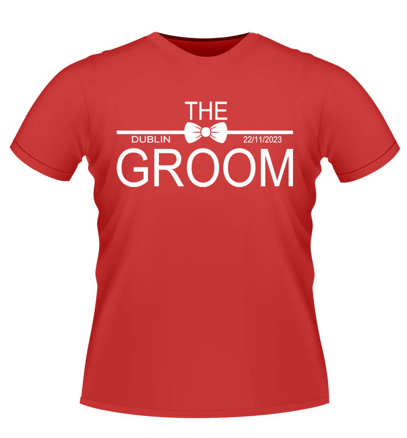 The Groom Personalised Stag Party Tshirt