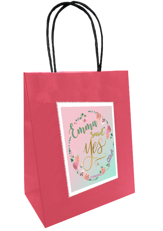 'She Said YES' Personalised Bag