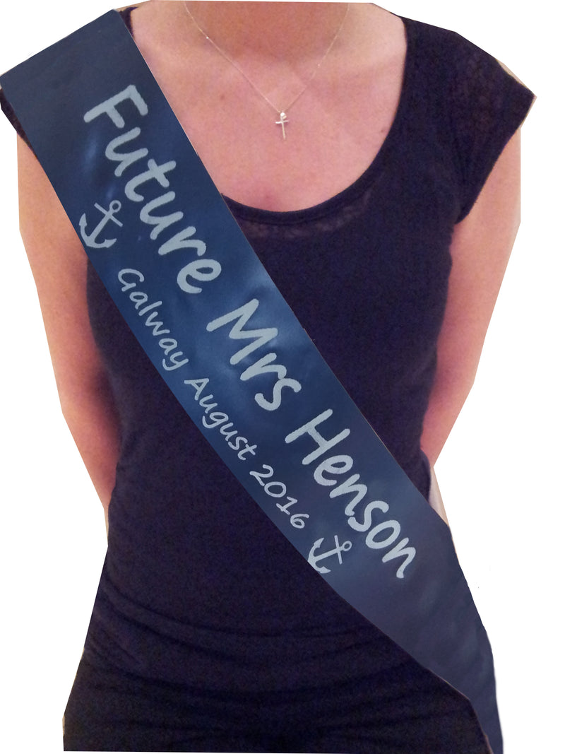 Personalised Sailor Themed Sash