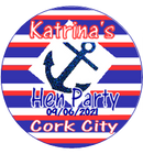 Hen Night Personalised Sailor Hen Party Badge