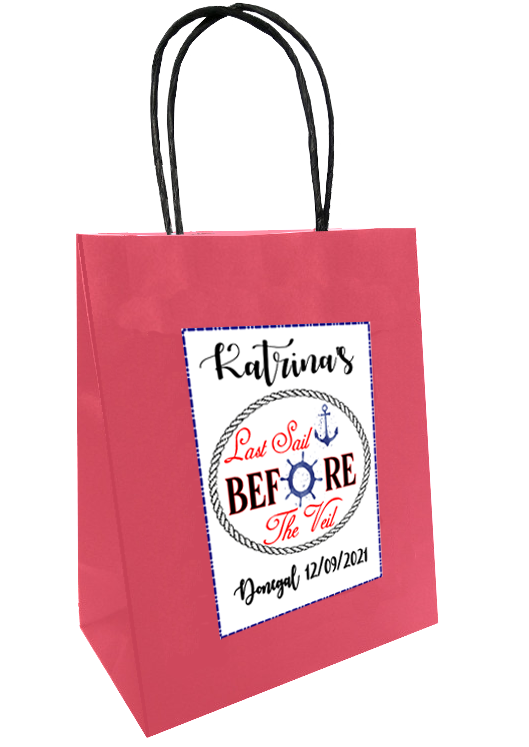 Sailor theme personalised Hen Party Bag