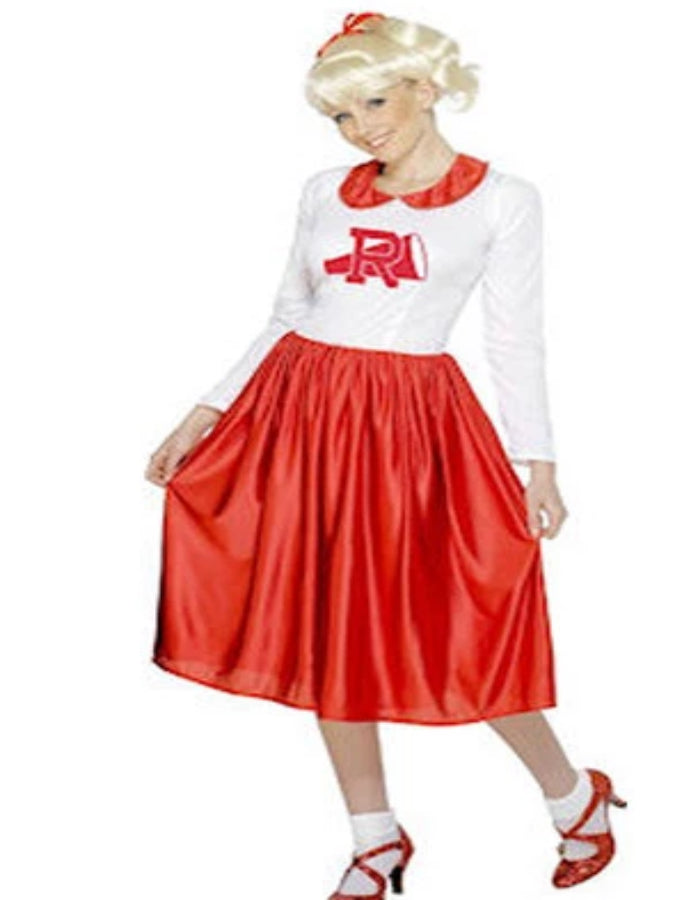 Sandy Costume Red and White with Dress Costume