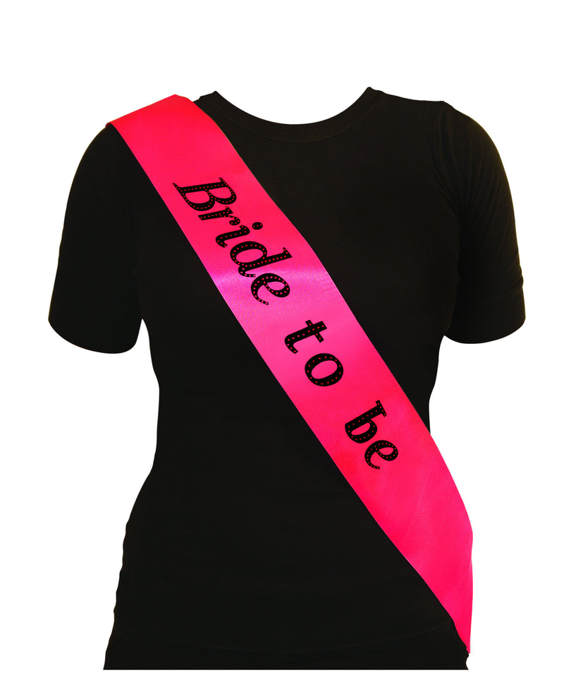 Hen Party Sash Bride To Be Hot Pink