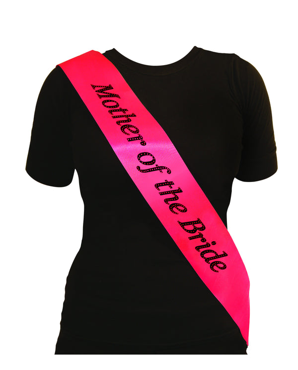 Hen Night Sash Mother Of The Bride Hot Pink