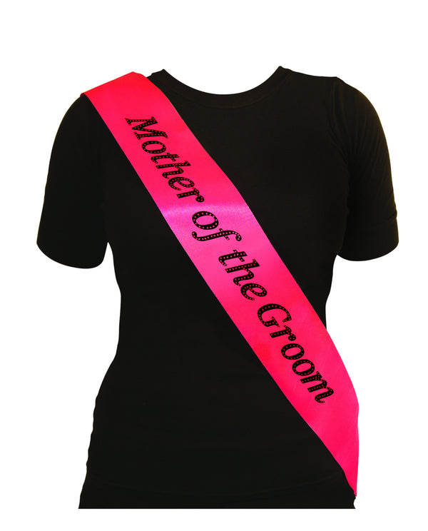 Hen Night Sash Mother Of the Groom Hot Pink
