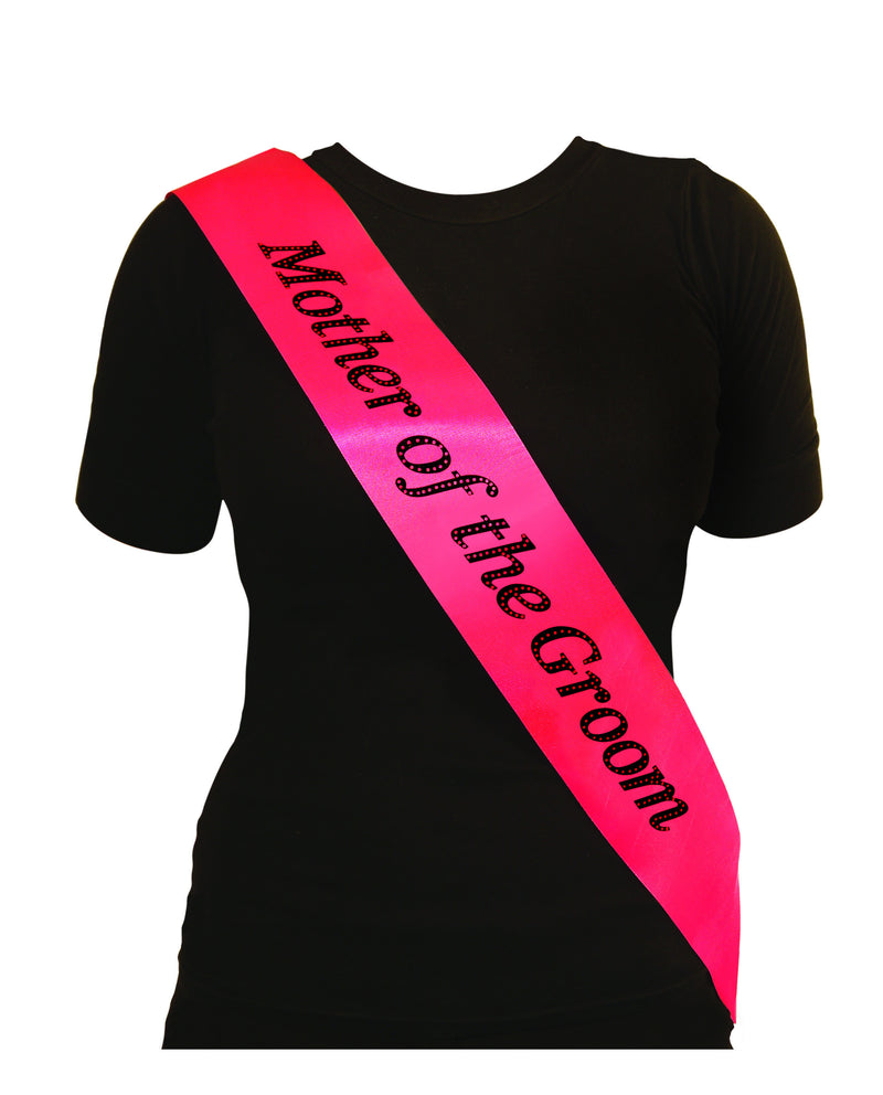 Hen Night Sash Mother Of the Groom Hot Pink
