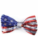 Sequin Bow Tie USA