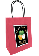 Personalised hen party gift bag shamrock design
