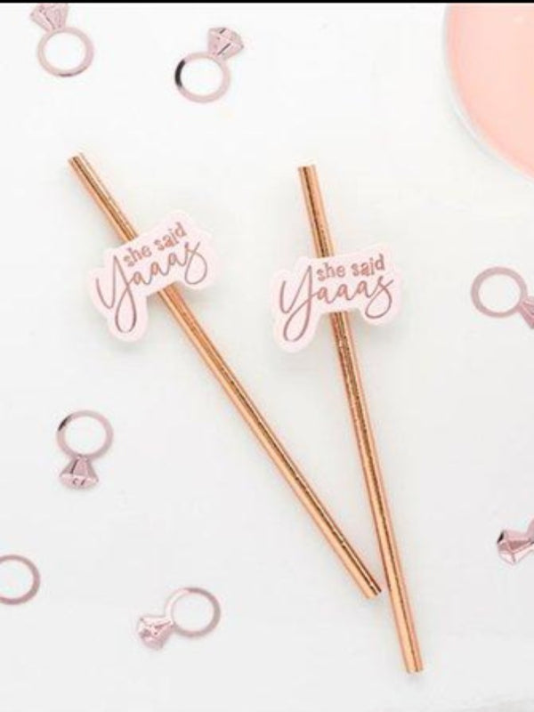 SHE SAID YAAAS PAPER STRAWS (20)