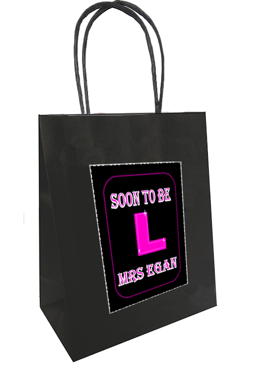 Hen Night Personalised Bride To Be Gift Bag