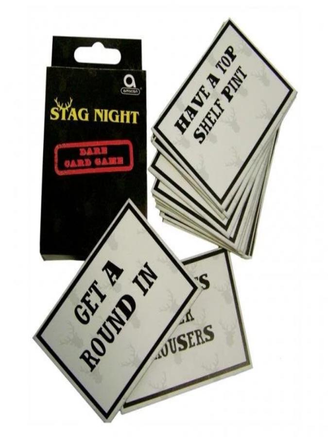 Stag night card game