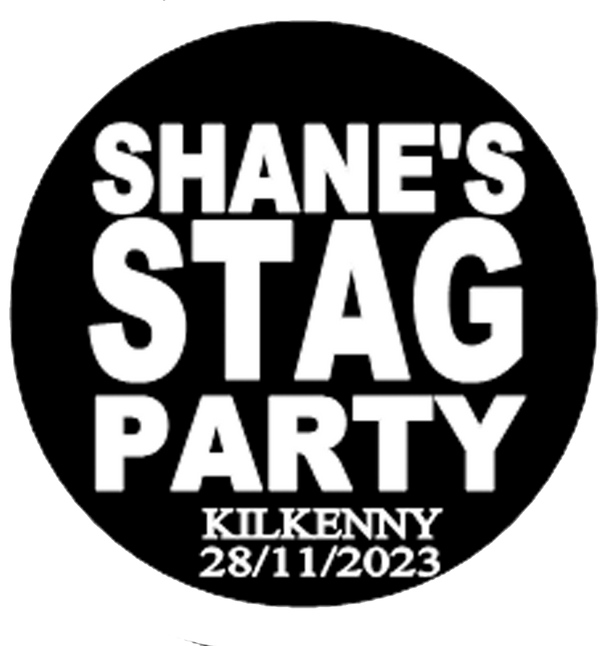 Personalised STAG party Badge