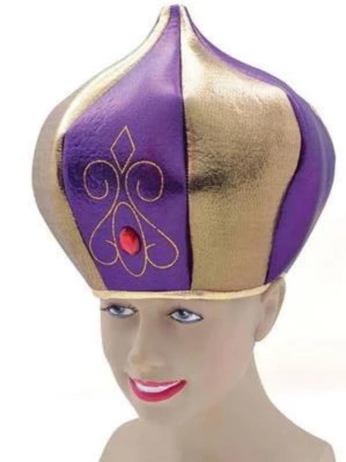 Sultan Hat Tall Purple