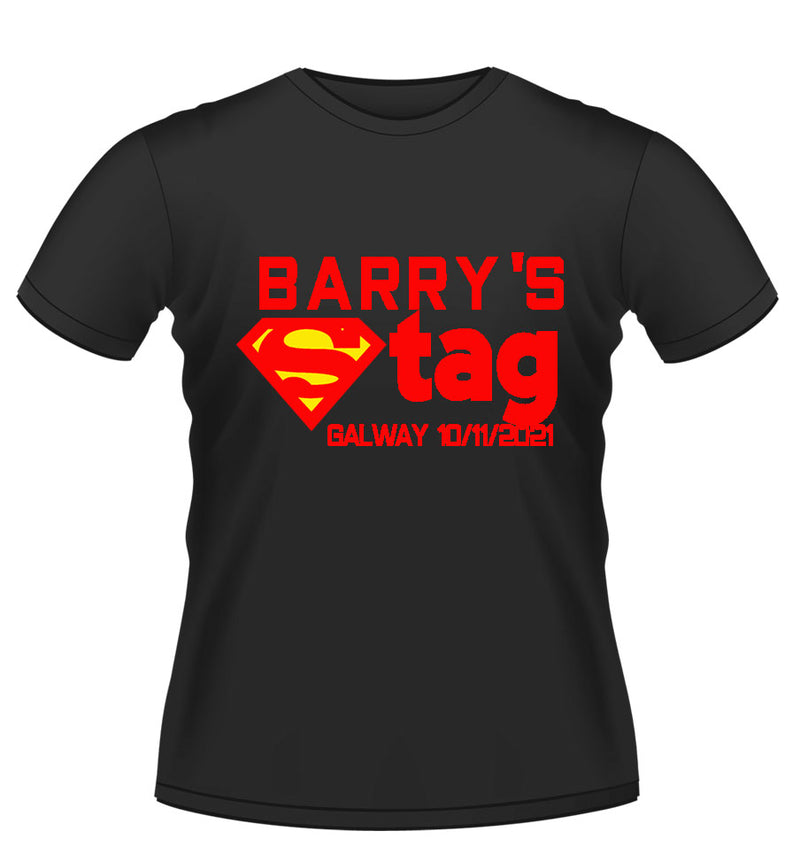 Personalised superman sale t shirt