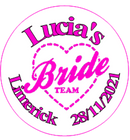 Team Bride Personalised Badge