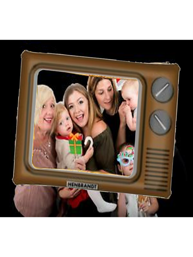 Inflatable Picture Frame Brown TV