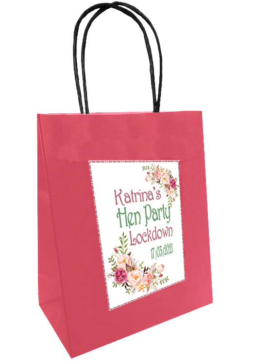 Vintage Floral Personalised Bag