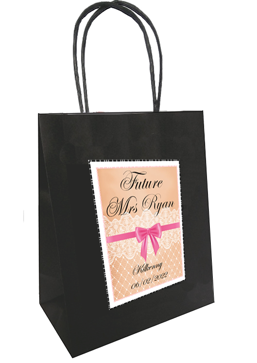 'Future Mrs' Vintage lace design Personalised Bag