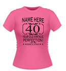 Personalised Birthday PERFECTION! Tshirt