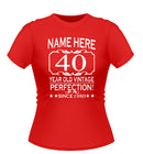 Personalised Birthday PERFECTION! Tshirt