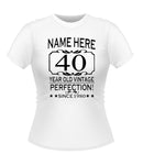 Personalised Birthday PERFECTION! Tshirt