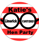 Personalised Wally Hen Party Badge