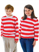 Childrens Striped Top Red And White Costume KIDS