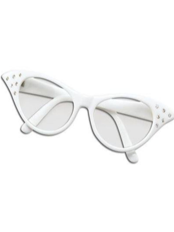 White Fifties Glasses