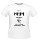 Today-tomorrow' Personalised Stag Party T-shirt