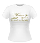 Personalised Future Mrs T-Shirt with Diamond ring