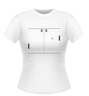 Pong 80's Theme Female Tshirt
