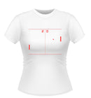 Pong 80's Theme Female Tshirt